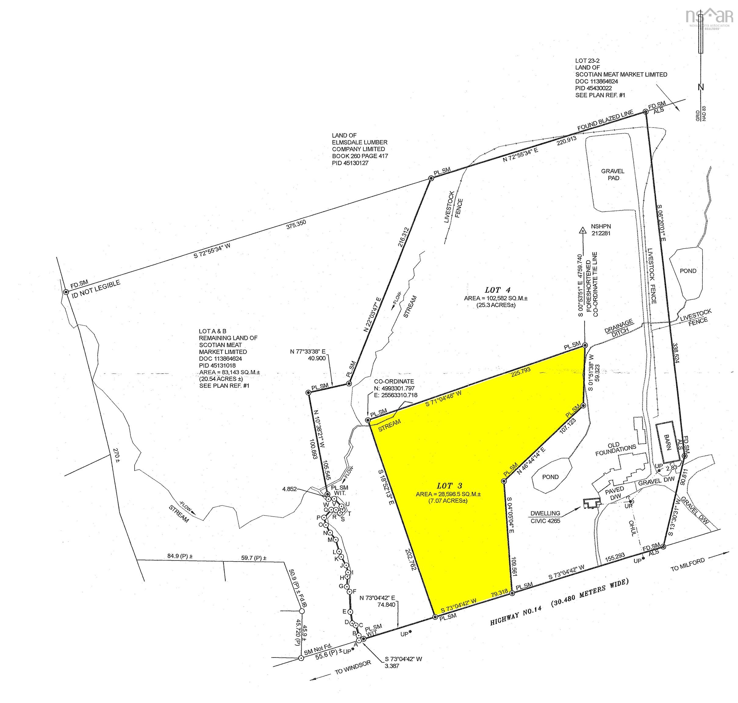 Lot 3 Highway 14, Upper Rawdon NS B0N 2N0 - MLS 202502063